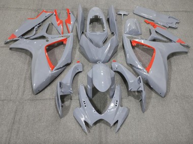 2006-2007 Nardo & Ribete Rojo Suzuki GSXR 600-750 Carenado Moto