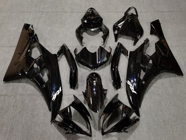 2006-2007 Negro Brillante & Azul Perla Yamaha R6 Carenado Moto 2006-2007 Negro Brillante & Azul Perla Yamaha R6 Carenado Moto