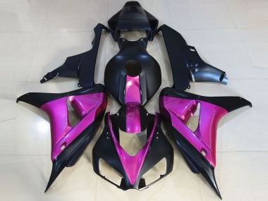 2006-2007 Negro Mate & Rosa Honda CBR1000RR Carenado Moto