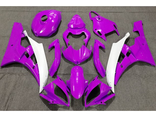 2006-2007 Púrpura Perla Yamaha R6 Carenado Moto 2006-2007 Púrpura Perla Yamaha R6 Carenado Moto