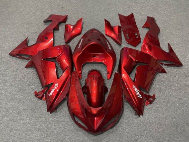 2006-2007 Rojo Caramelo Kawasaki ZX10R Carenado Moto