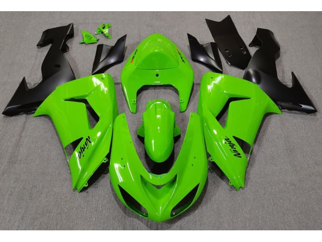 2006-2007 Verde Kawasaki ZX10R Carenado Moto 2006-2007 Verde Kawasaki ZX10R Carenado Moto