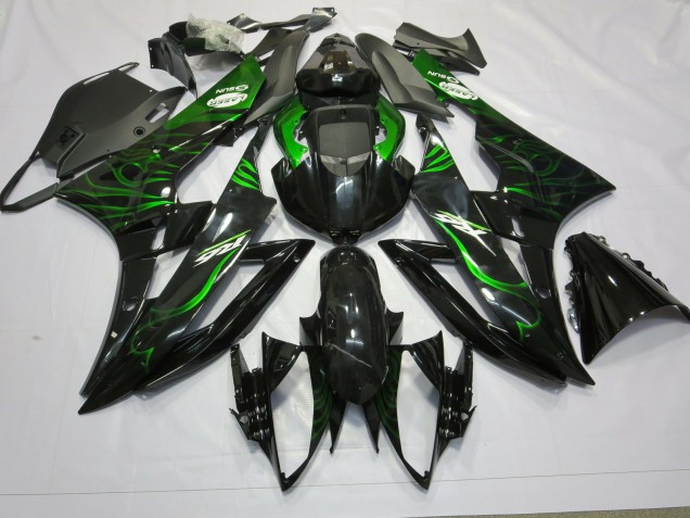 2006-2007 Verde Llama Yamaha R6 Carenado Moto 2006-2007 Verde Llama Yamaha R6 Carenado Moto