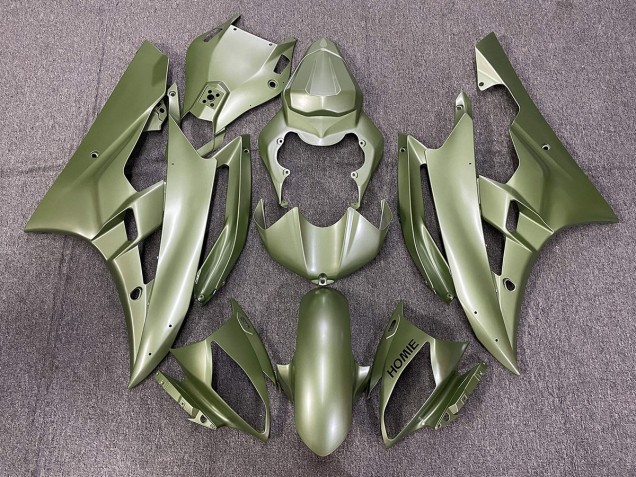 2006-2007 Verde Mate Yamaha R6 Carenado Moto 2006-2007 Verde Mate Yamaha R6 Carenado Moto