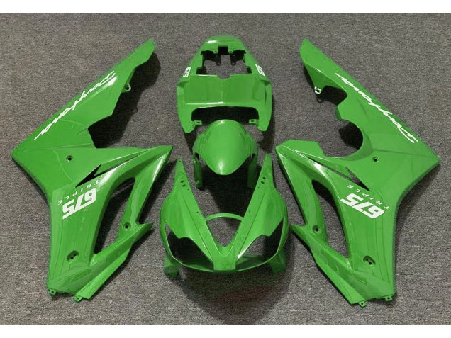 2006-2008 Verde Brillante Triumph Daytona 675 Carenado Moto 2006-2008 Verde Brillante Triumph Daytona 675 Carenado Moto