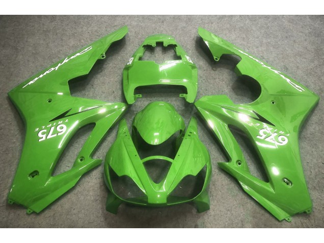 2006-2008 Verde Vibrante Triumph Daytona 675 Carenado Moto 2006-2008 Verde Vibrante Triumph Daytona 675 Carenado Moto