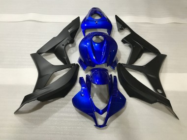 2007-2008 Azul Brillante & Lima Honda CBR600RR Carenado Moto