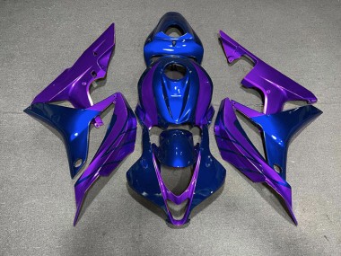 2007-2008 Azul Púrpura Honda CBR600RR Carenado Moto