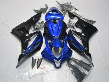 2007-2008 Brillo Azul Profundo Honda CBR600RR Carenado Moto
