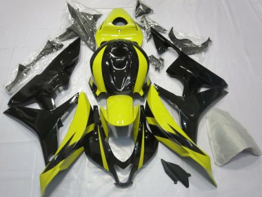 2007-2008 Diseño Amarillo & Negro OEM Honda CBR600RR Carenado Moto