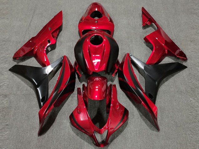 2007-2008 Estilo Rojo Intenso OEM Honda CBR600RR Carenado Moto 2007-2008 Estilo Rojo Intenso OEM Honda CBR600RR Carenado Moto