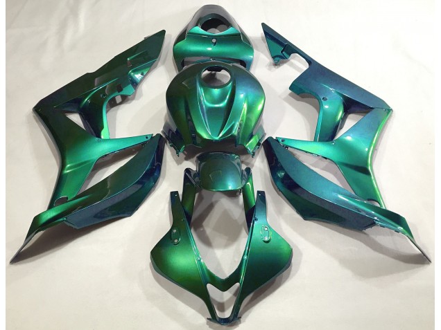 2007-2008 Llanura Verde Esmeralda Honda CBR600RR Carenado Moto 2007-2008 Llanura Verde Esmeralda Honda CBR600RR Carenado Moto