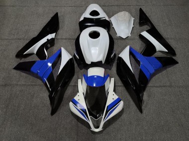 2007-2008 Negro Blanco & Azul Honda CBR600RR Carenado Moto