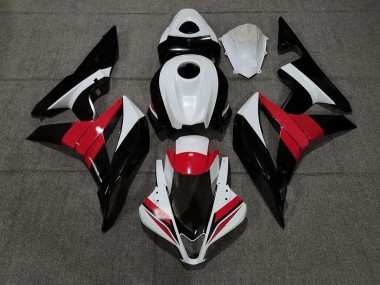 2007-2008 Negro Blanco & Rojo Honda CBR600RR Carenado Moto