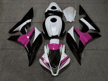 2007-2008 Negro Blanco & Rosa Honda CBR600RR Carenado Moto