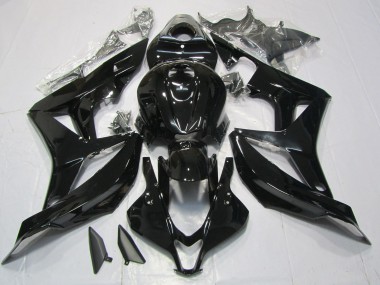 2007-2008 Negro Brillante Honda CBR600RR Carenado Moto
