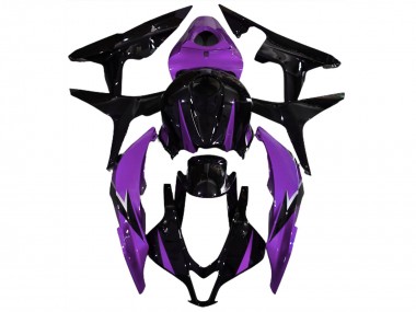 2007-2008 Negro Brillante & Morado Honda CBR600RR Carenado Moto