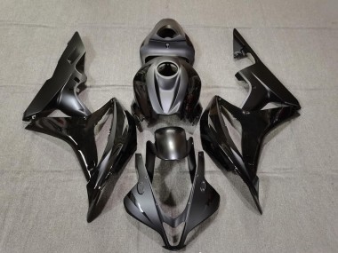 2007-2008 Negro Mate & Brillante Honda CBR600RR Carenado Moto