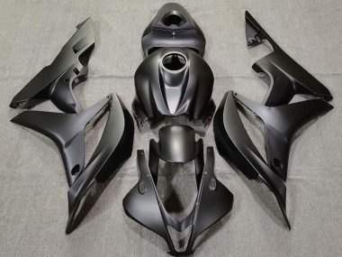 2007-2008 Negro Mate Liso Honda CBR600RR Carenado Moto