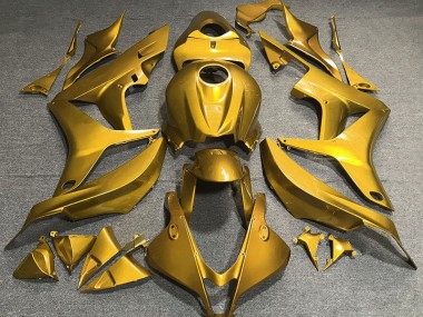 2007-2008 Oro Brillante Liso Honda CBR600RR Carenado Moto