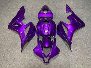 2007-2008 Perla Morado Liso Honda CBR600RR Carenado Moto