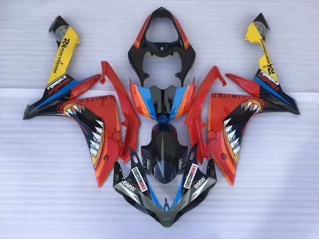 2007-2008 Tiburón Rojo Yamaha R1 Carenado Moto
