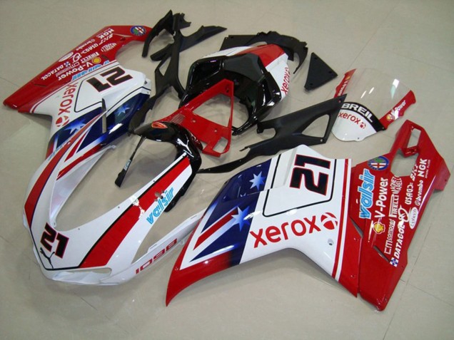 2007-2014 Estrella Xerox Ducati 848 1098 1198 Carenado Moto 2007-2014 Estrella Xerox Ducati 848 1098 1198 Carenado Moto