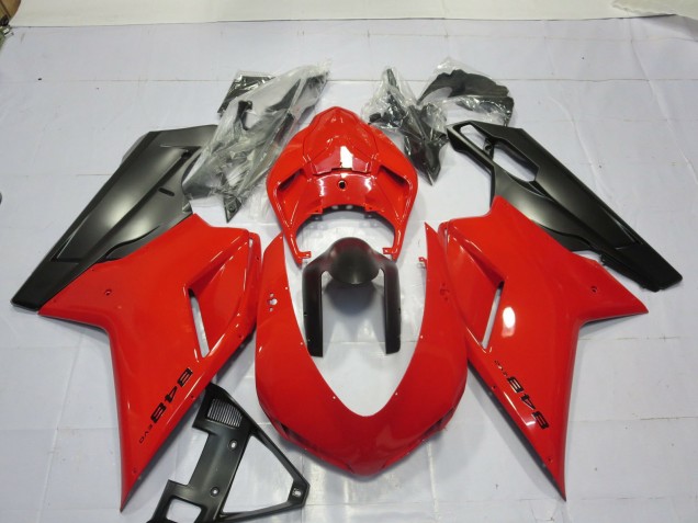 2007-2014 Rojo Ducati 848 1098 1198 Carenado Moto 2007-2014 Rojo Ducati 848 1098 1198 Carenado Moto