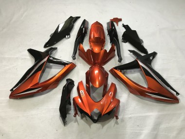 2008-2010 Naranja Quemada Suzuki GSXR 600-750 Carenado Moto