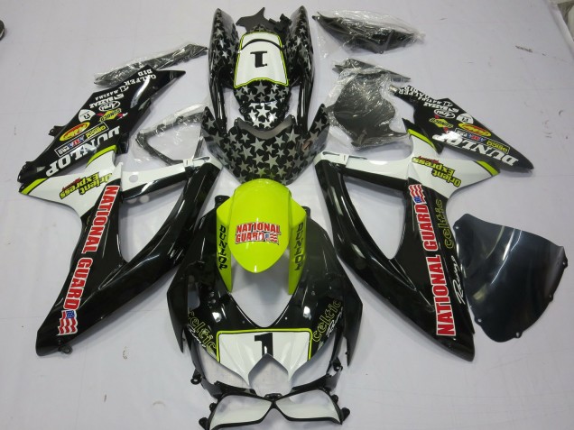 2008-2010 National Guard Suzuki GSXR 600-750 Carenado Moto