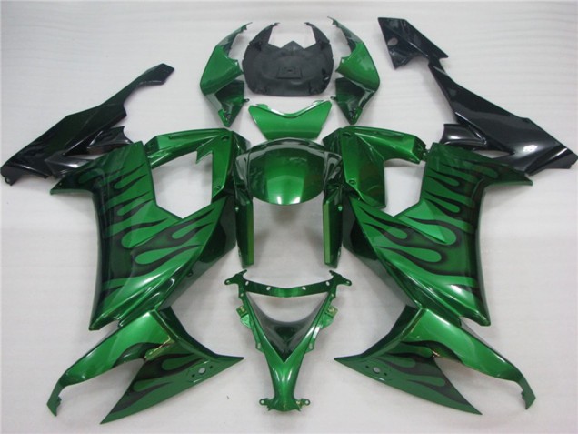 2008-2010 Verde Llama Kawasaki ZX10R Carenado Moto 2008-2010 Verde Llama Kawasaki ZX10R Carenado Moto