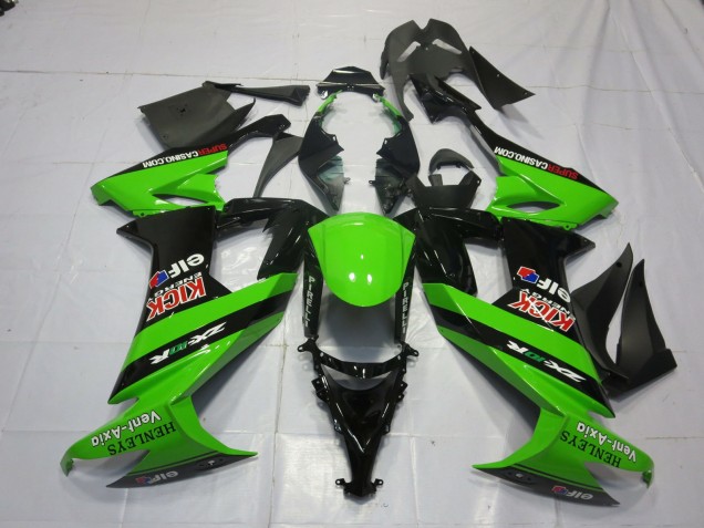2008-2010 Verde & Negro Kawasaki ZX10R Carenado Moto 2008-2010 Verde & Negro Kawasaki ZX10R Carenado Moto