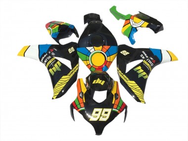 2008-2011 99 Multicolor Honda CBR1000RR Carenado Moto