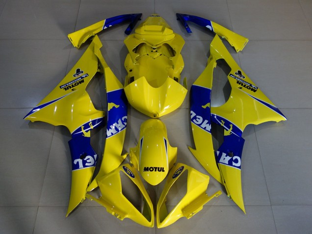 2008-2016 Amarillo Brillante Camel Yamaha R6 Carenado Moto 2008-2016 Amarillo Brillante Camel Yamaha R6 Carenado Moto