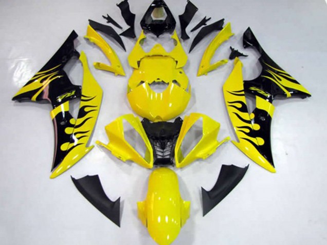 2008-2016 Amarillo Llama Yamaha R6 Carenado Moto 2008-2016 Amarillo Llama Yamaha R6 Carenado Moto