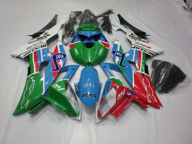 2008-2016 Dunlop Diseño Yamaha R6 Carenado Moto 2008-2016 Dunlop Diseño Yamaha R6 Carenado Moto
