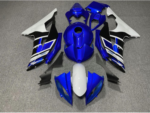 2008-2016 Estilo Azul Blanco & Negro OEM Yamaha R6 Carenado Moto 2008-2016 Estilo Azul Blanco & Negro OEM Yamaha R6 Carenado Moto