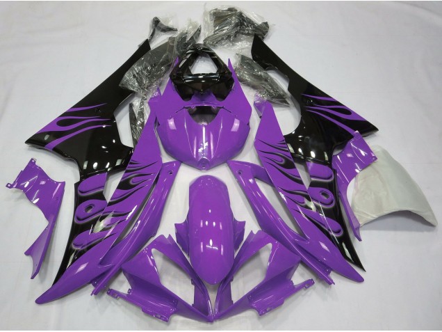 2008-2016 Estilo Morado Llama Yamaha R6 Carenado Moto