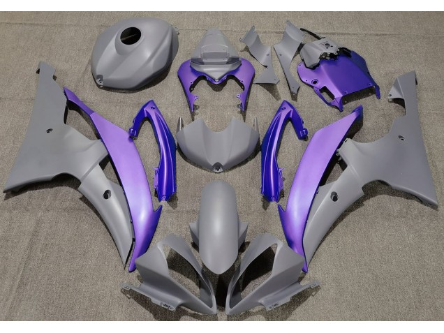 2008-2016 Gris Mate & Morado Yamaha R6 Carenado Moto 2008-2016 Gris Mate & Morado Yamaha R6 Carenado Moto