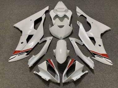 2008-2016 Perla Blanca Yamaha R6 Carenado Moto