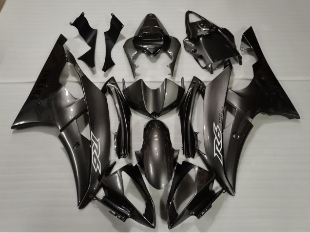 2008-2016 Plateado Oscuro Yamaha R6 Carenado Moto 2008-2016 Plateado Oscuro Yamaha R6 Carenado Moto
