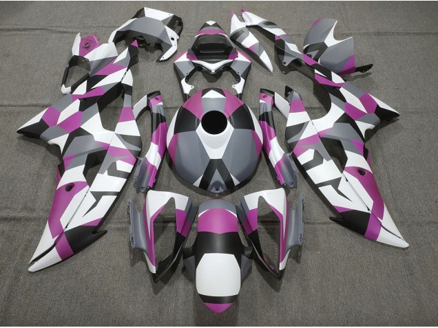 2008-2016 Rosa Camuflaje Liso Yamaha R6 Carenado Moto 2008-2016 Rosa Camuflaje Liso Yamaha R6 Carenado Moto