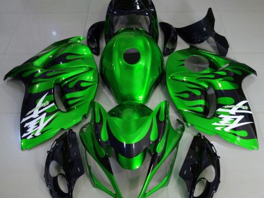 2008-2020 Verde Brillante & Negro Suzuki GSXR 1300 Carenado Moto