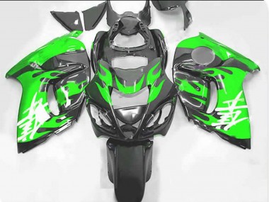 2008-2020 Verde & Gris Suzuki GSXR 1300 Carenado Moto