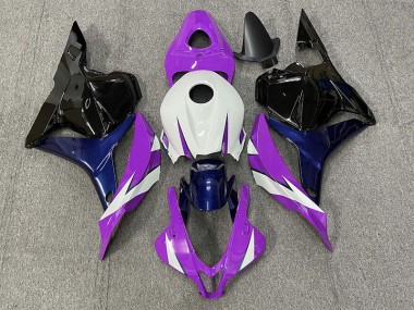 2009-2012 Morado & Blanco Honda CBR600RR Carenado Moto