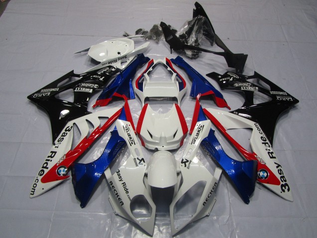 2009-2014 Alien Azul & Blanco BMW S1000RR Carenado Moto 2009-2014 Alien Azul & Blanco BMW S1000RR Carenado Moto