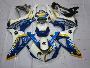 2009-2014 Alien Azul & Blanco BMW S1000RR Carenado Moto