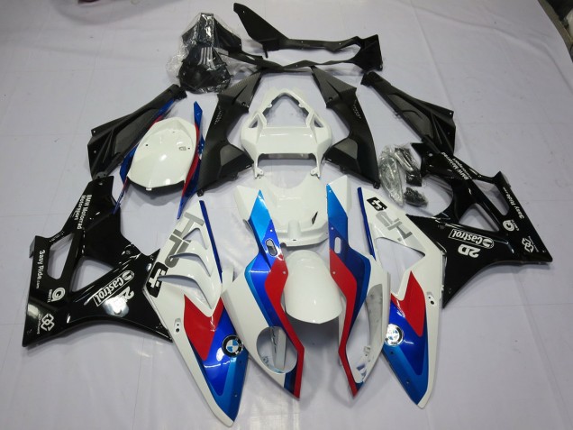 2009-2014 Alienígena Azul & Blanco BMW S1000RR Carenado Moto 2009-2014 Alienígena Azul & Blanco BMW S1000RR Carenado Moto