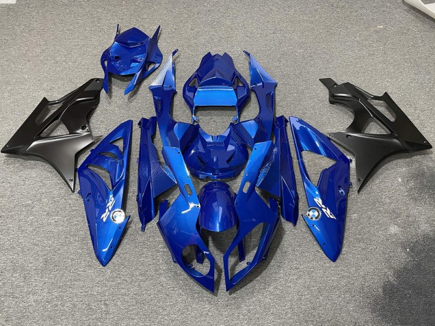 2009-2014 Alienígena Azul & Blanco BMW S1000RR Carenado Moto
