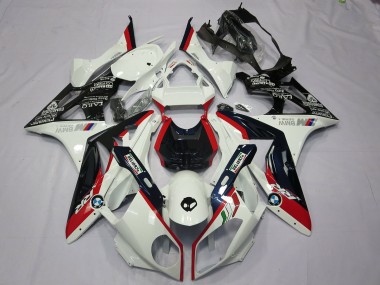 2009-2014 Alienígena Azul & Blanco BMW S1000RR Carenado Moto